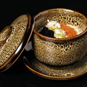 W2 STEAMED EGG CUSTARD WITH CRAB MEAT & FLYING FISH ROE