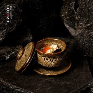 W2 STEAMED EGG CUSTARD WITH CRAB MEAT & FLYING FISH ROE