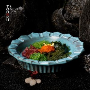 S2 SALAD RONG BIỂN TƯƠI & TRỨNG CÁ CHUỒN (Nama Wakame TO TOBIKKO NO SARADA)